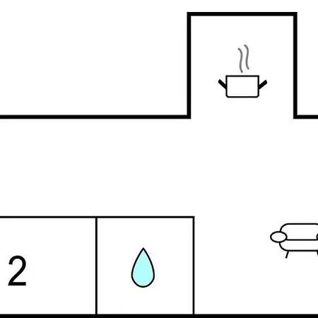 2 Bedroom Awesome In Klek